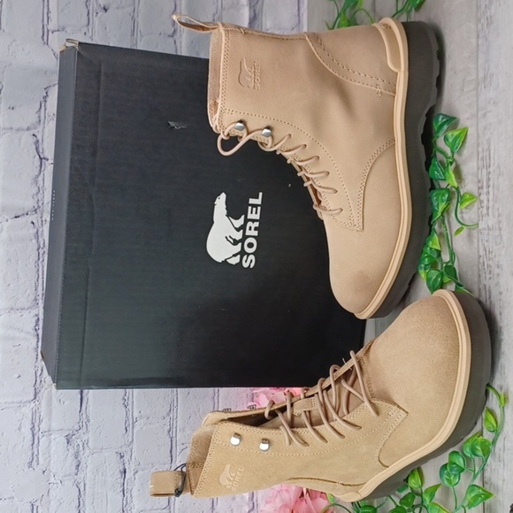 Sorel Hi Line Platform Lace Combat Boot NIB - Picture 1 of 10